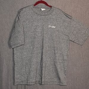 King Cotton Fyr-Fyter Men's 2X T-Shirt Made in USA Heavyweight Gray Crewneck